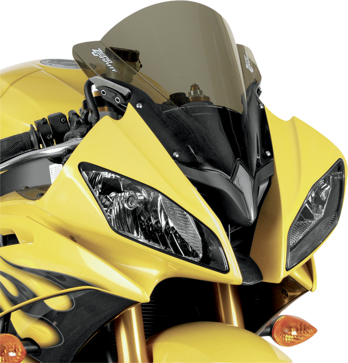 ZERO GRAVITY Double Bubble Windscreen - Light Smoke - YZF-R6