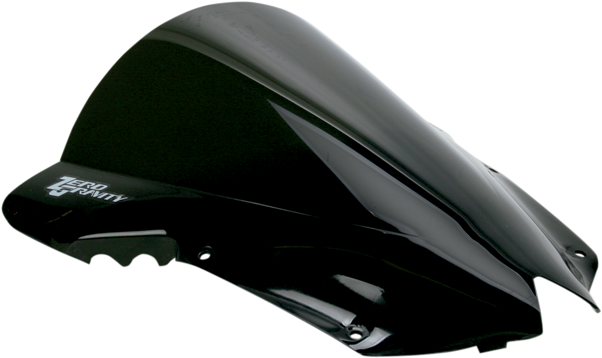 ZERO GRAVITY Double Bubble Windscreen - Dark Smoke - YZF-R6