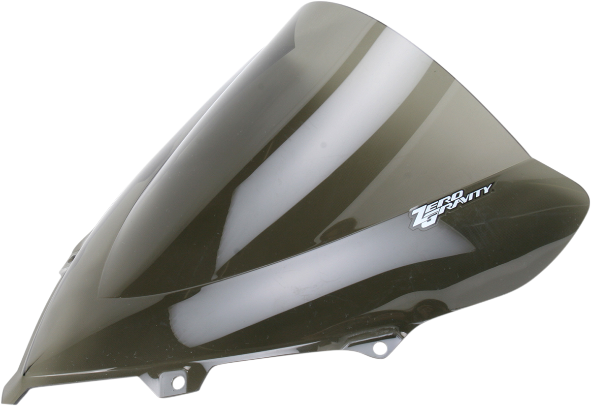 ZERO GRAVITY Double Bubble Windscreen - Smoke - K12/13
