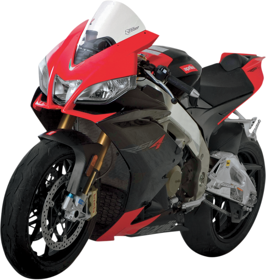 ZERO GRAVITY Corsa Windscreen - Clear - '09-'13 RSV1000 Factory
