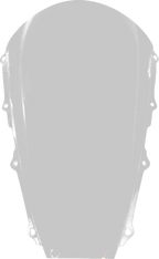 ZERO GRAVITY Corsa Windscreen - Clear - '06-'08 Daytona 675