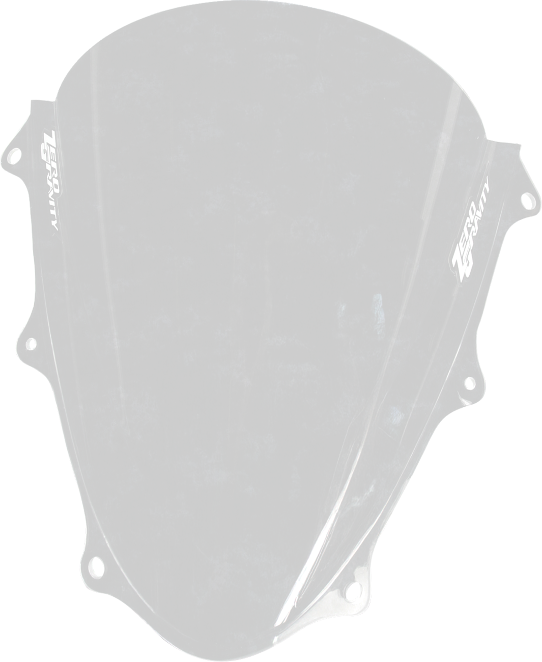 ZERO GRAVITY Double Bubble Windscreen - Clear - GSX-R 600/750