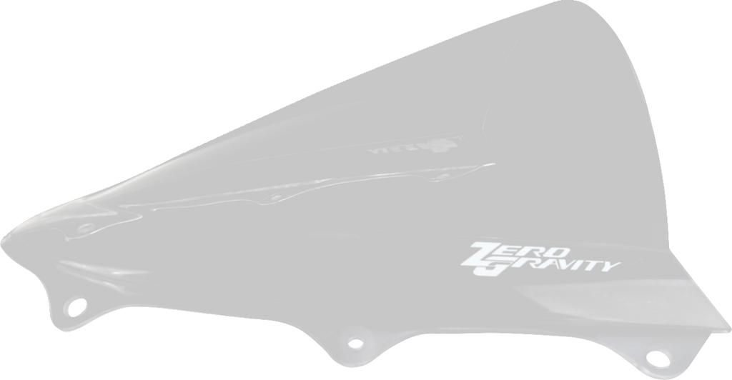 ZERO GRAVITY Double Bubble Windscreen - Clear - GSX-R 600/750