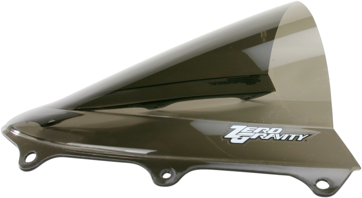 ZERO GRAVITY Double Bubble Windscreen - Smoke - GSX-R 600/750