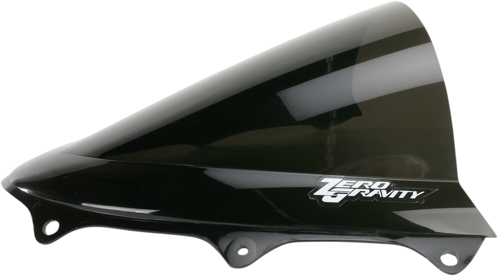 ZERO GRAVITY Double Bubble Windscreen - Dark Smoke - GSX-R 600/750