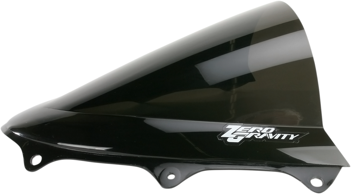 ZERO GRAVITY Double Bubble Windscreen - Dark Smoke - GSX-R 600/750