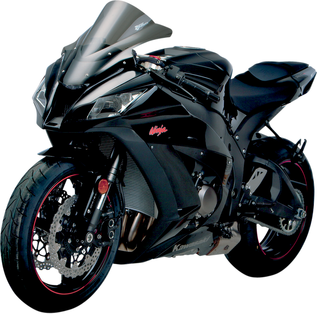 ZERO GRAVITY Double Bubble Windscreen - Smoke - ZX10