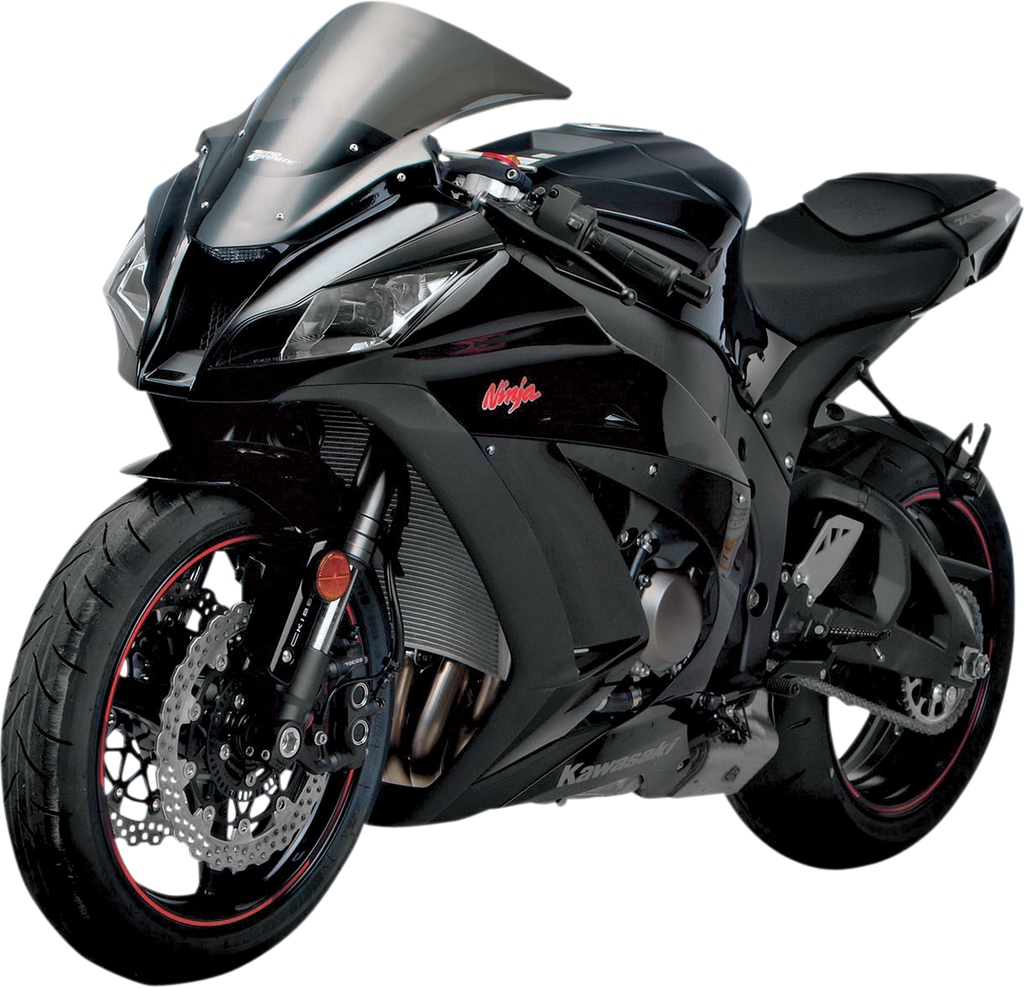 ZERO GRAVITY Double Bubble Windscreen - Smoke - ZX10