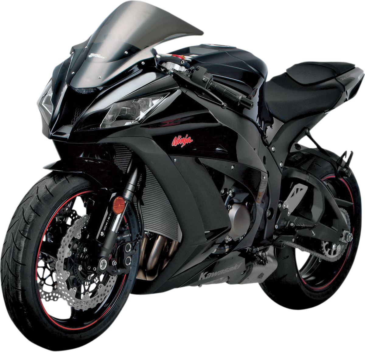 ZERO GRAVITY Double Bubble Windscreen - Smoke - ZX10