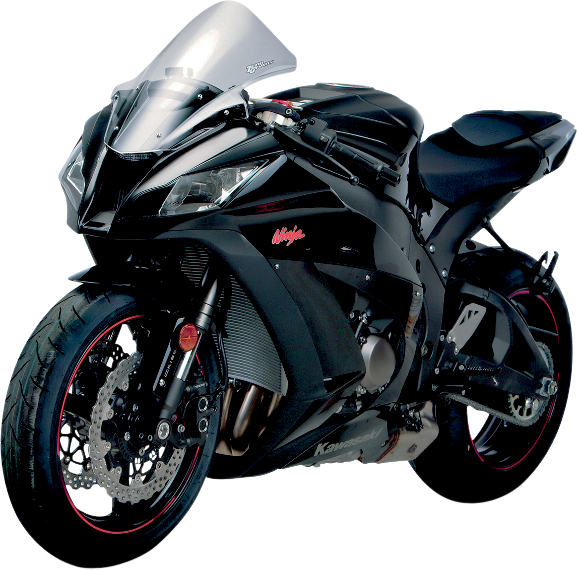ZERO GRAVITY Corsa Windscreen - Clear - '11-'13 Ninja ZX-10R