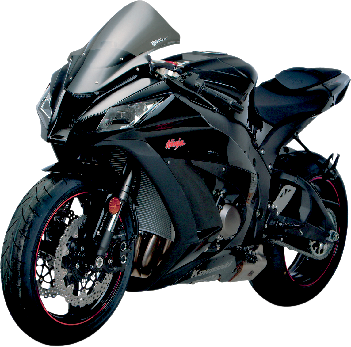 ZERO GRAVITY Corsa Windscreen - Smoke - '11-'13 Ninja ZX-10R