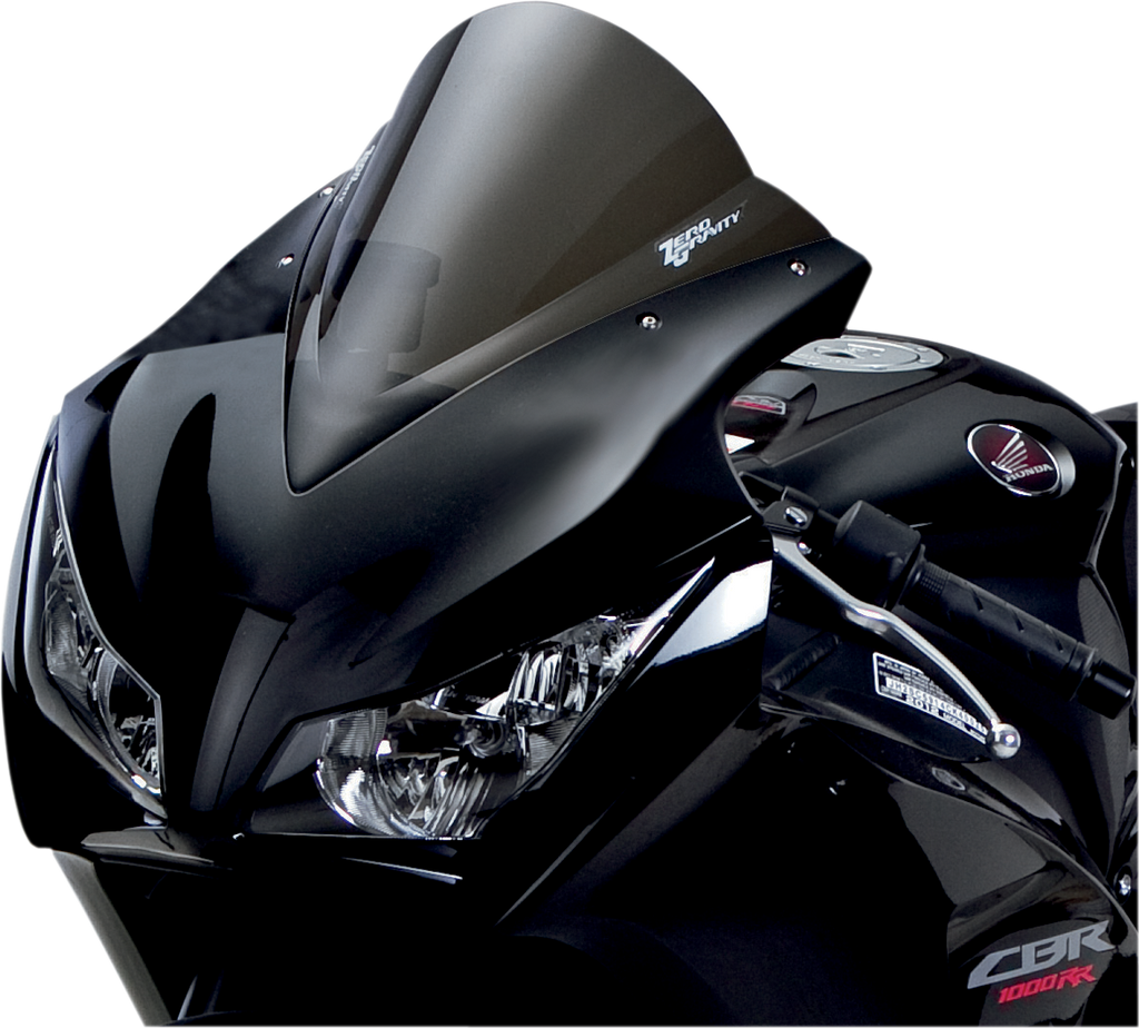 ZERO GRAVITY Double Bubble Windscreen - Smoke - CBR1000