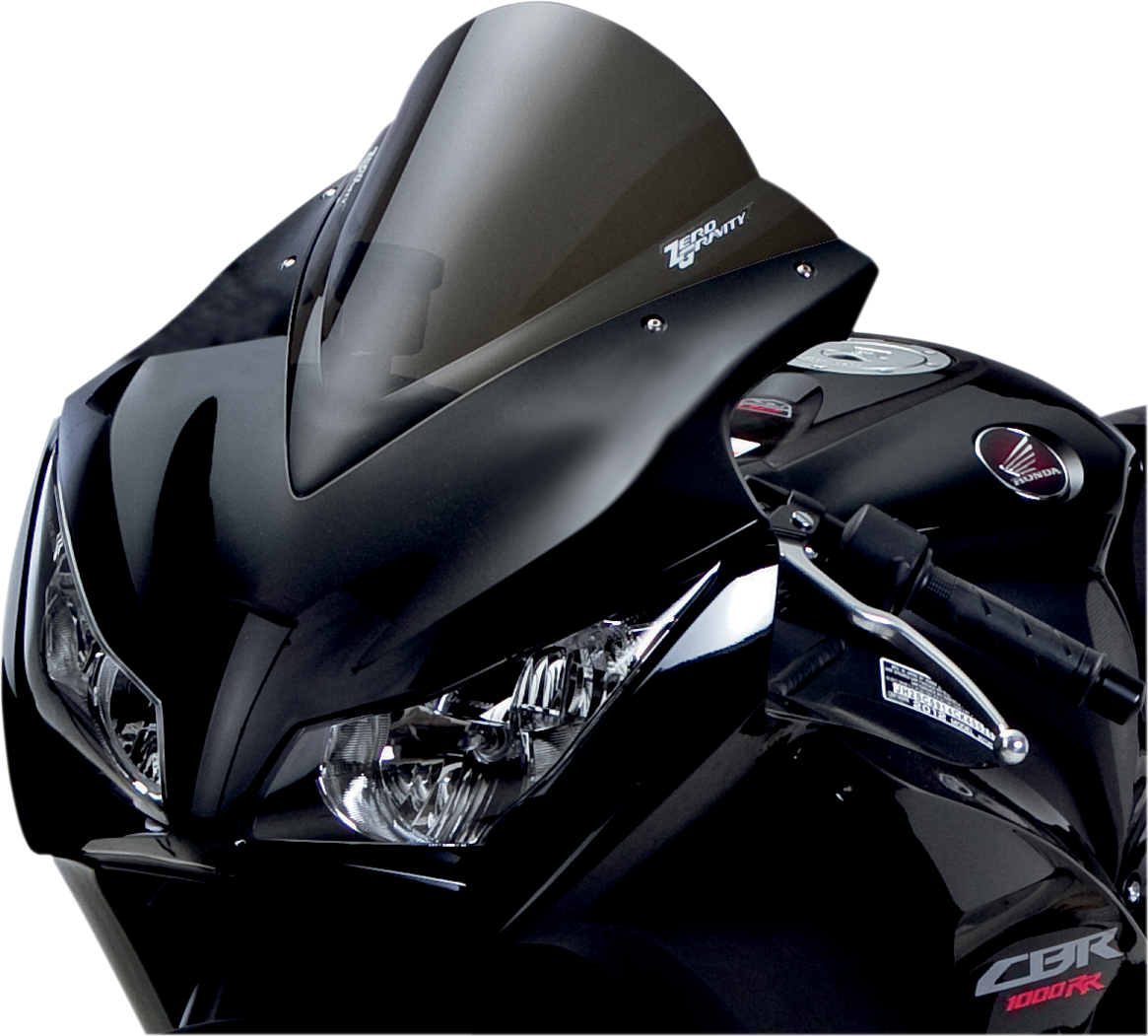 ZERO GRAVITY Double Bubble Windscreen - Smoke - CBR1000