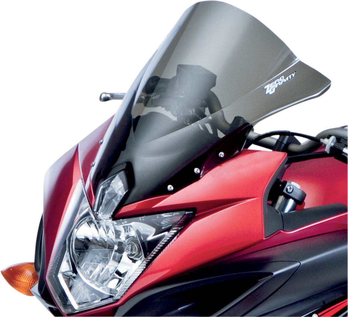 ZERO GRAVITY Double Bubble Windscreen - Smoke - FZ6R