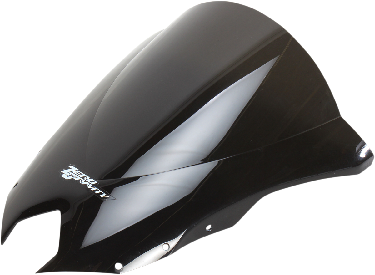ZERO GRAVITY Double Bubble Windscreen - Dark Smoke - FZ6R