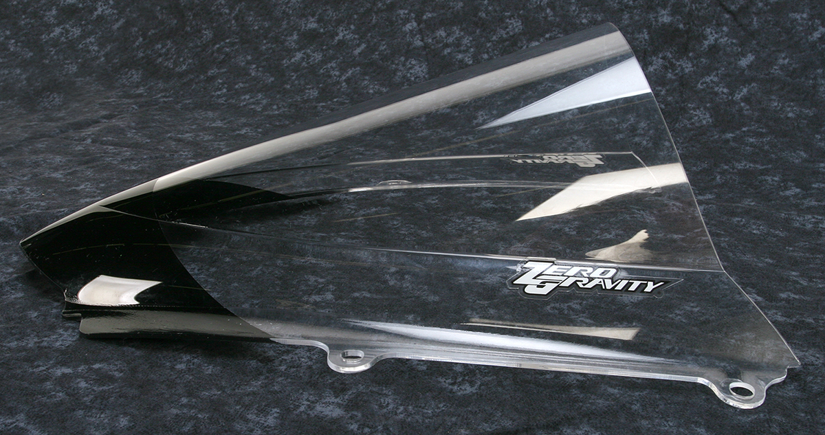 ZERO GRAVITY Double Bubble Windscreen - Clear - 675