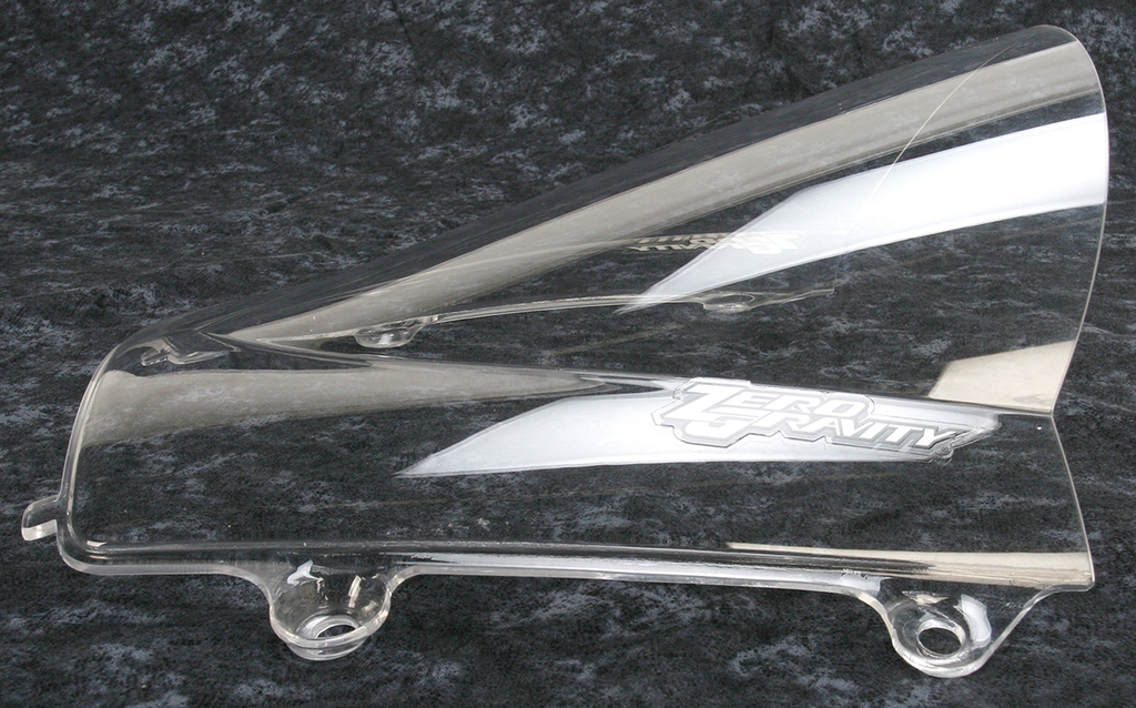 ZERO GRAVITY Double Bubble Windscreen - Clear - CBR600RR