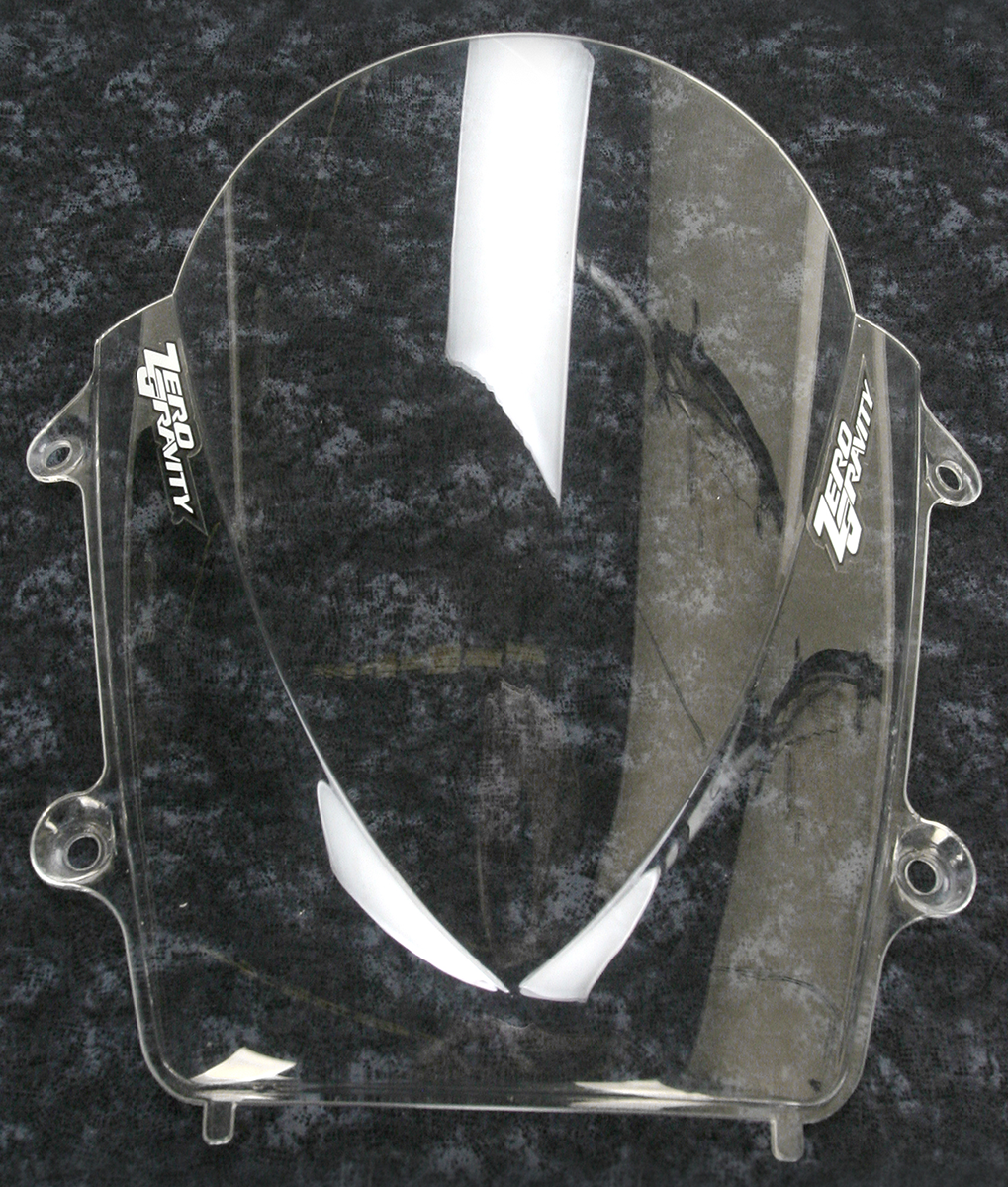 ZERO GRAVITY Double Bubble Windscreen - Clear - CBR600RR