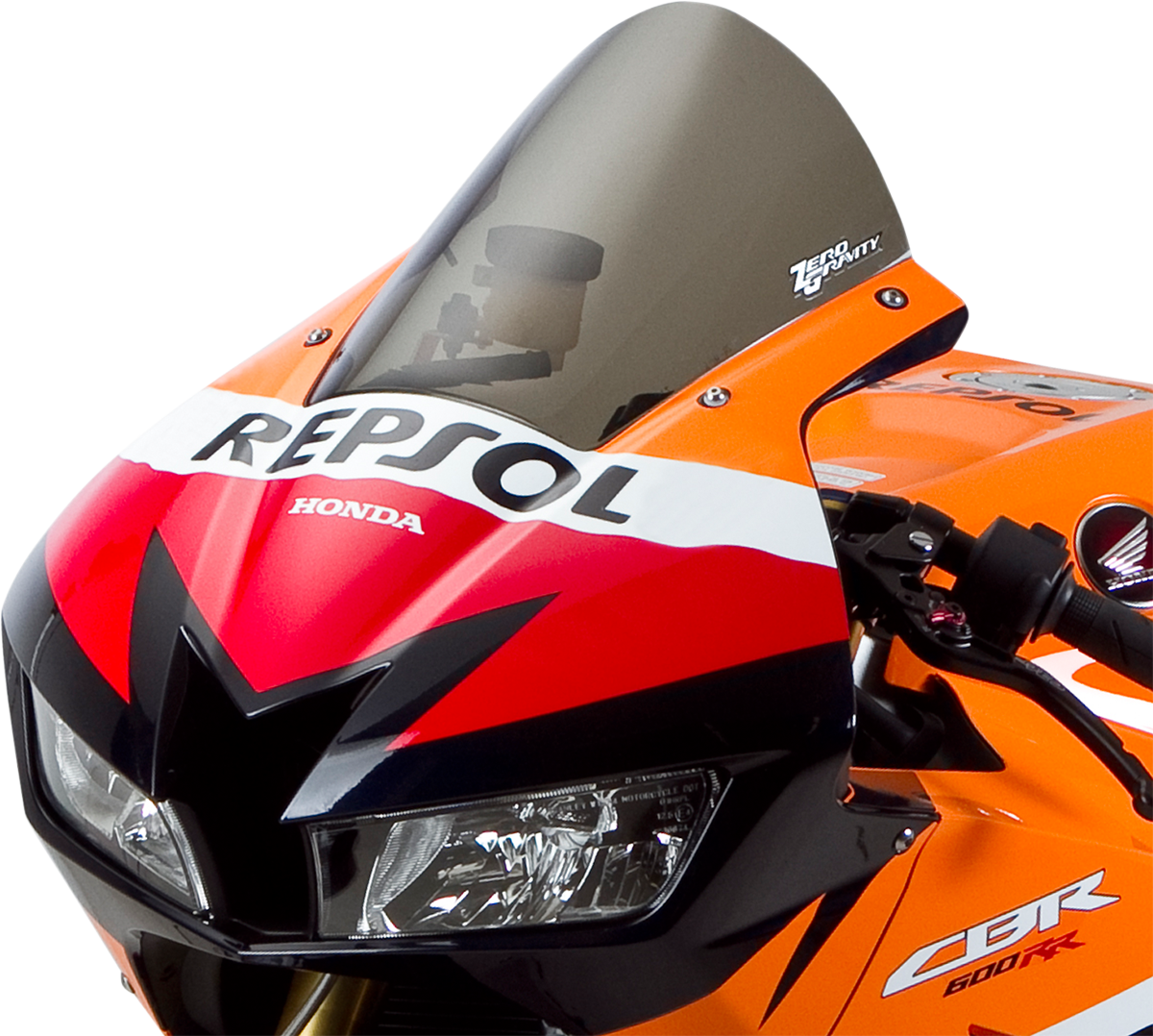 ZERO GRAVITY Corsa Windscreen - Smoke - '13-'25 CBR600RR