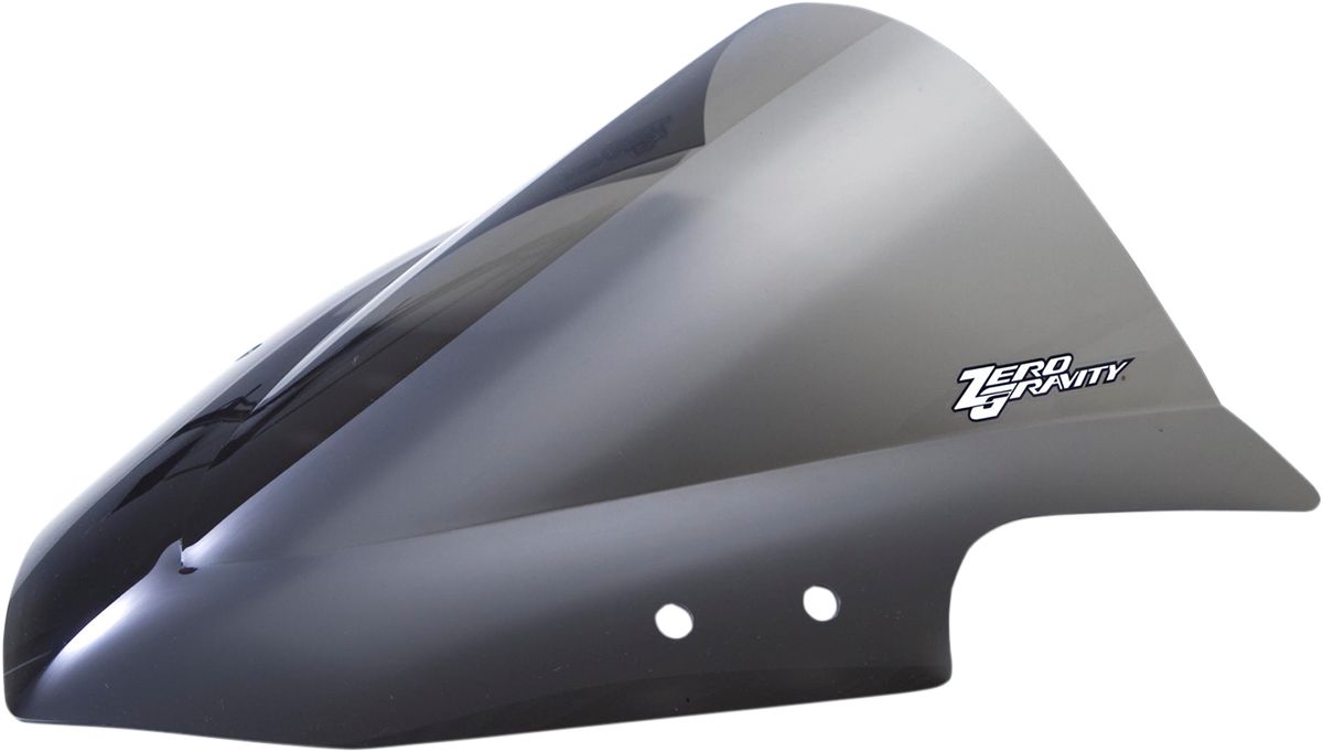 ZERO GRAVITY Double Bubble Windscreen - Smoke - Ninja 300