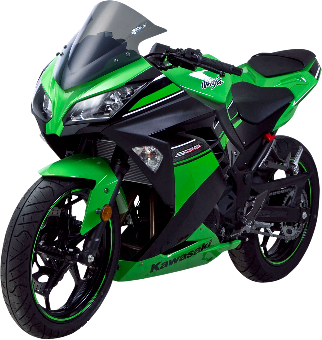 ZERO GRAVITY Double Bubble Windscreen - Smoke - Ninja 300