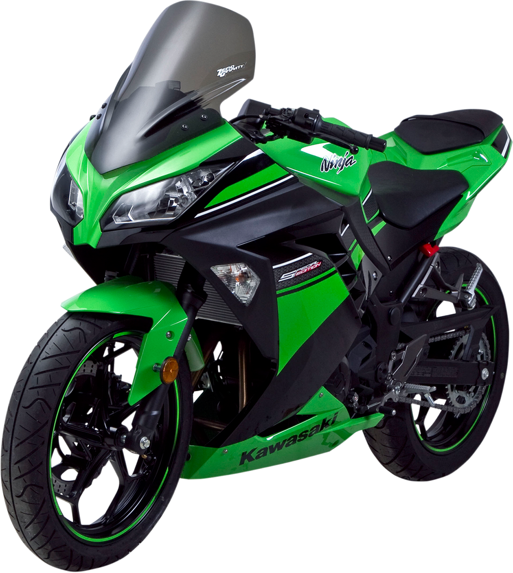 ZERO GRAVITY Sport Windscreen - Smoke - Ninja 300