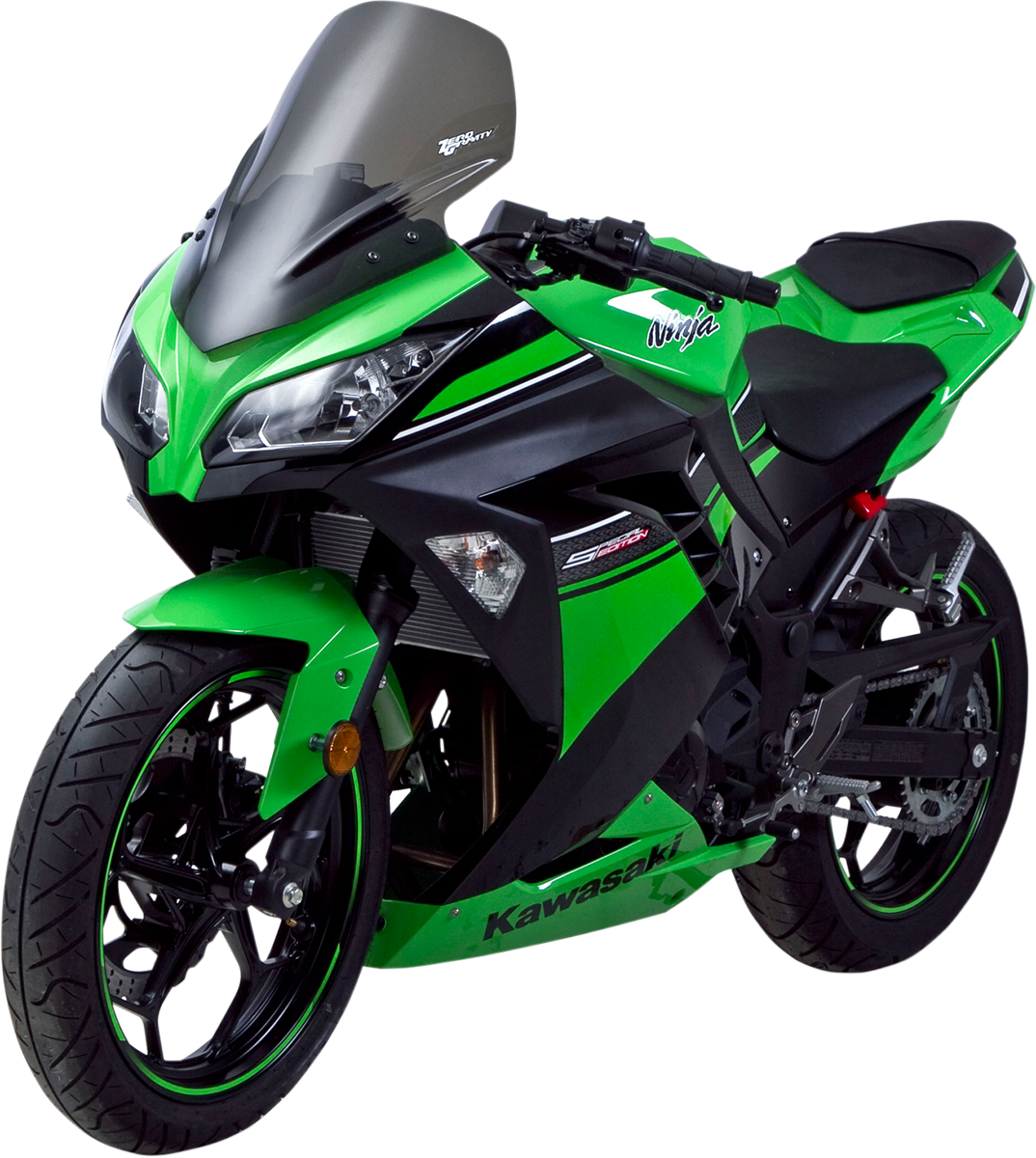 ZERO GRAVITY Sport Windscreen - Smoke - Ninja 300