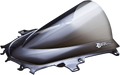 ZERO GRAVITY Double Bubble Windscreen - Smoke - R1