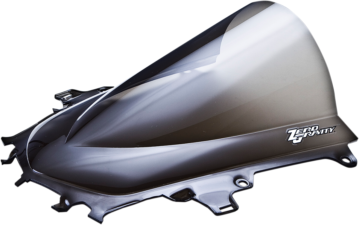 ZERO GRAVITY Double Bubble Windscreen - Smoke - R1
