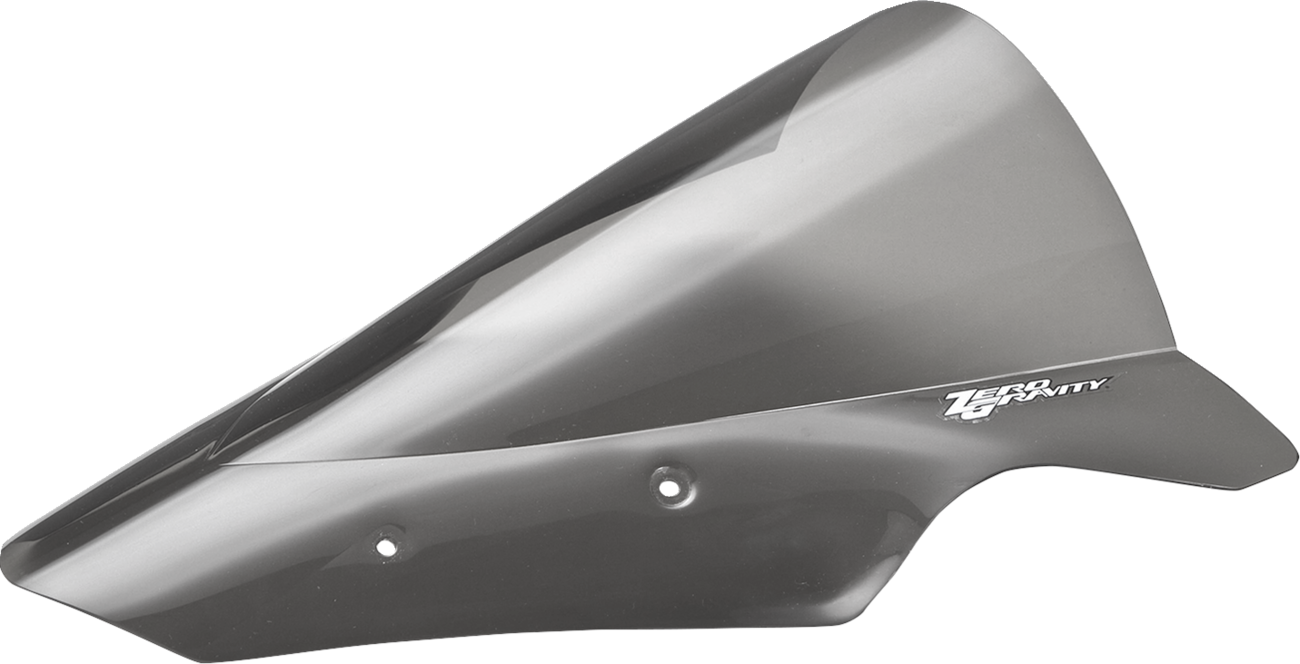 ZERO GRAVITY Double Bubble Windscreen - Light Smoke - Ninja 650