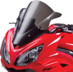 ZERO GRAVITY Double Bubble Windscreen - Light Smoke - Ninja 650
