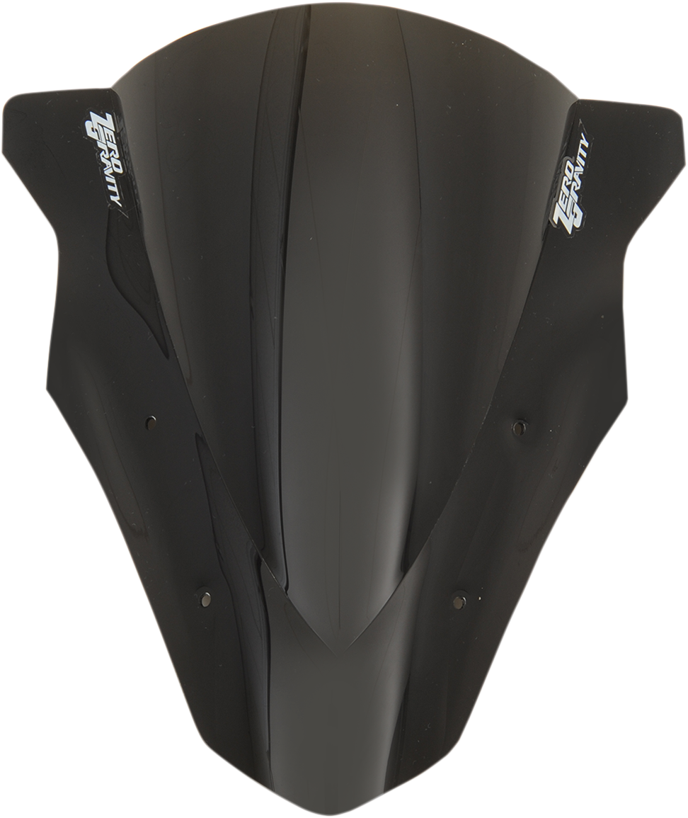 ZERO GRAVITY Double Bubble Windscreen - Dark Smoke - Ninja 650