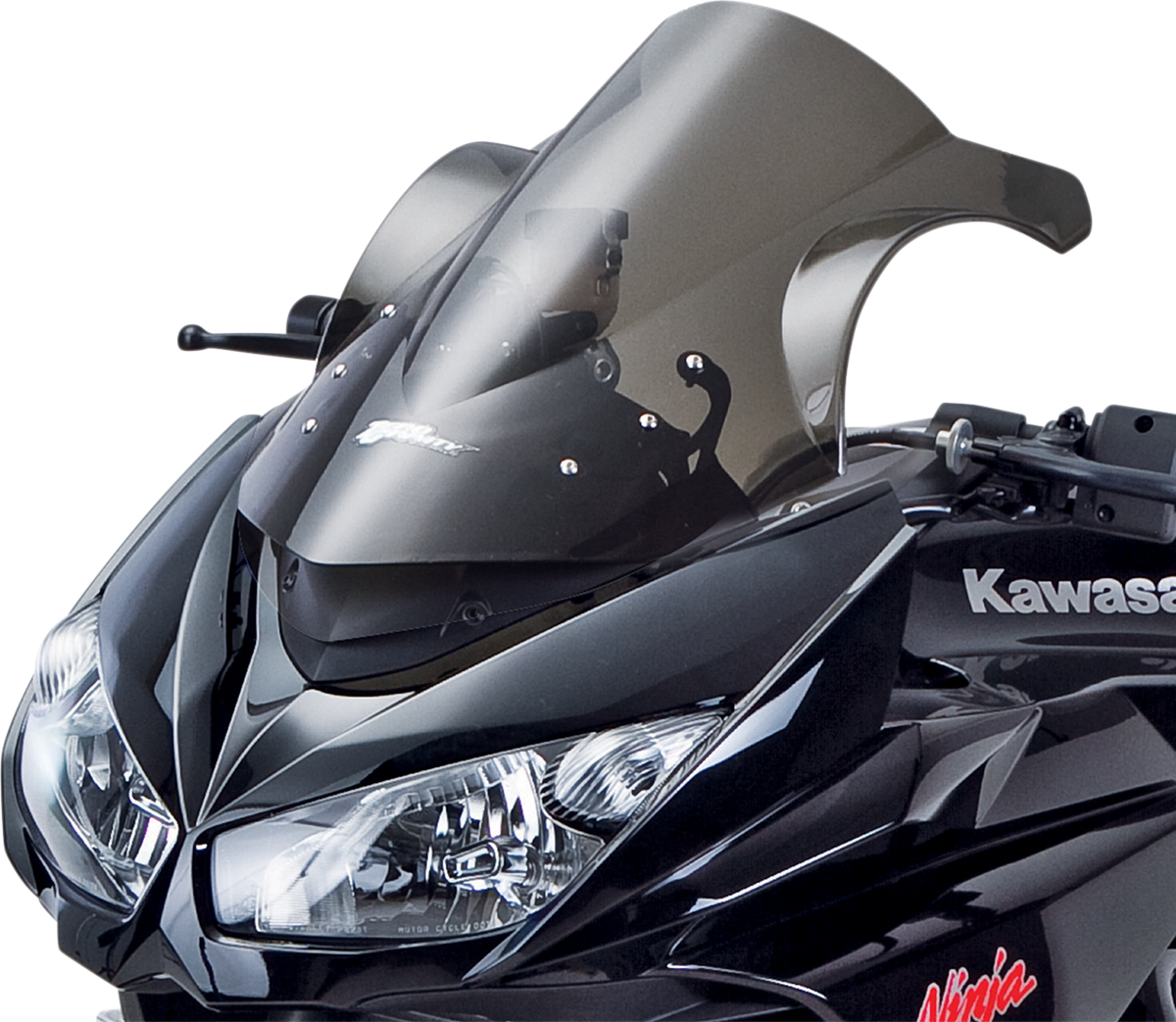 ZERO GRAVITY Double Bubble Windscreen - Smoke - Ninja 1000