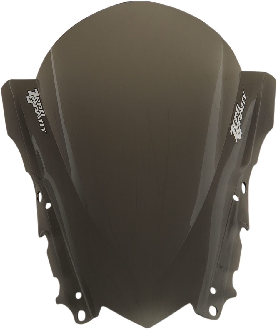 ZERO GRAVITY Double Bubble Windscreen - Smoke - YZF-R3