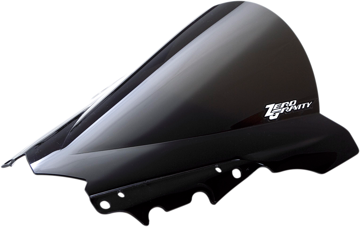 ZERO GRAVITY Double Bubble Windscreen - Dark Smoke - YZF-R3