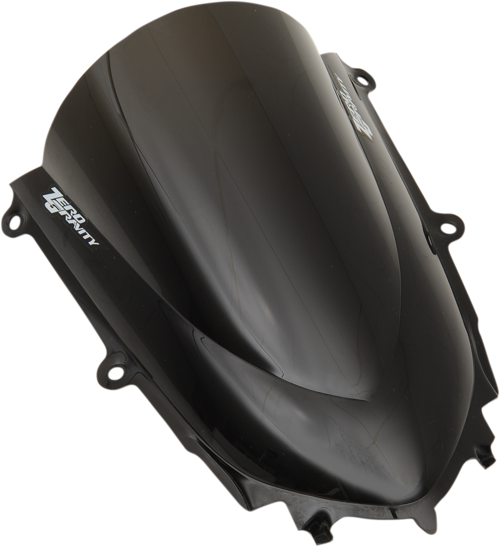 ZERO GRAVITY Double Bubble Windscreen - Dark Smoke - YZF-R6/R7/World GP