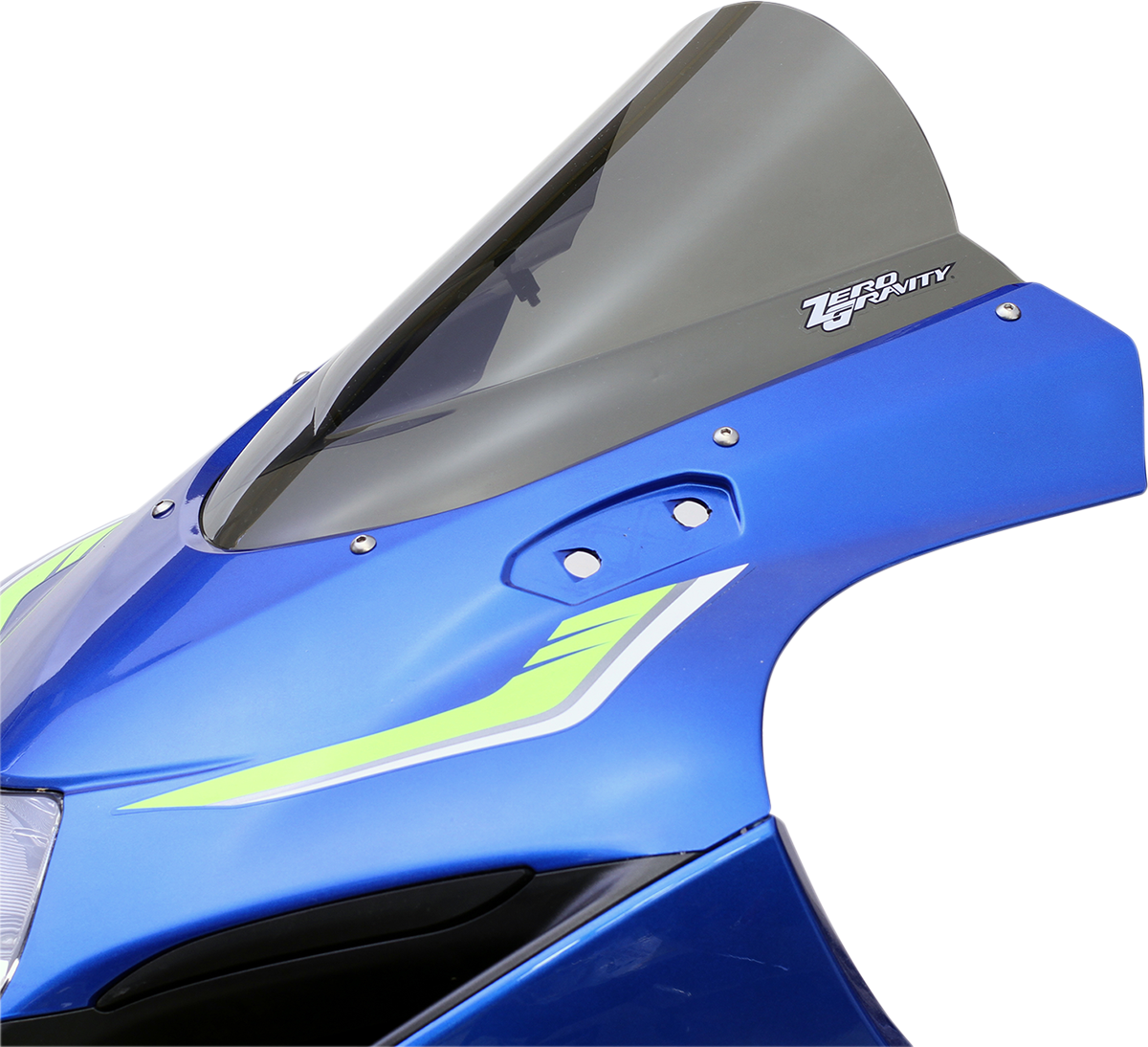 ZERO GRAVITY Double Bubble Windscreen - Light Smoke - GSX-R 1000R/Z