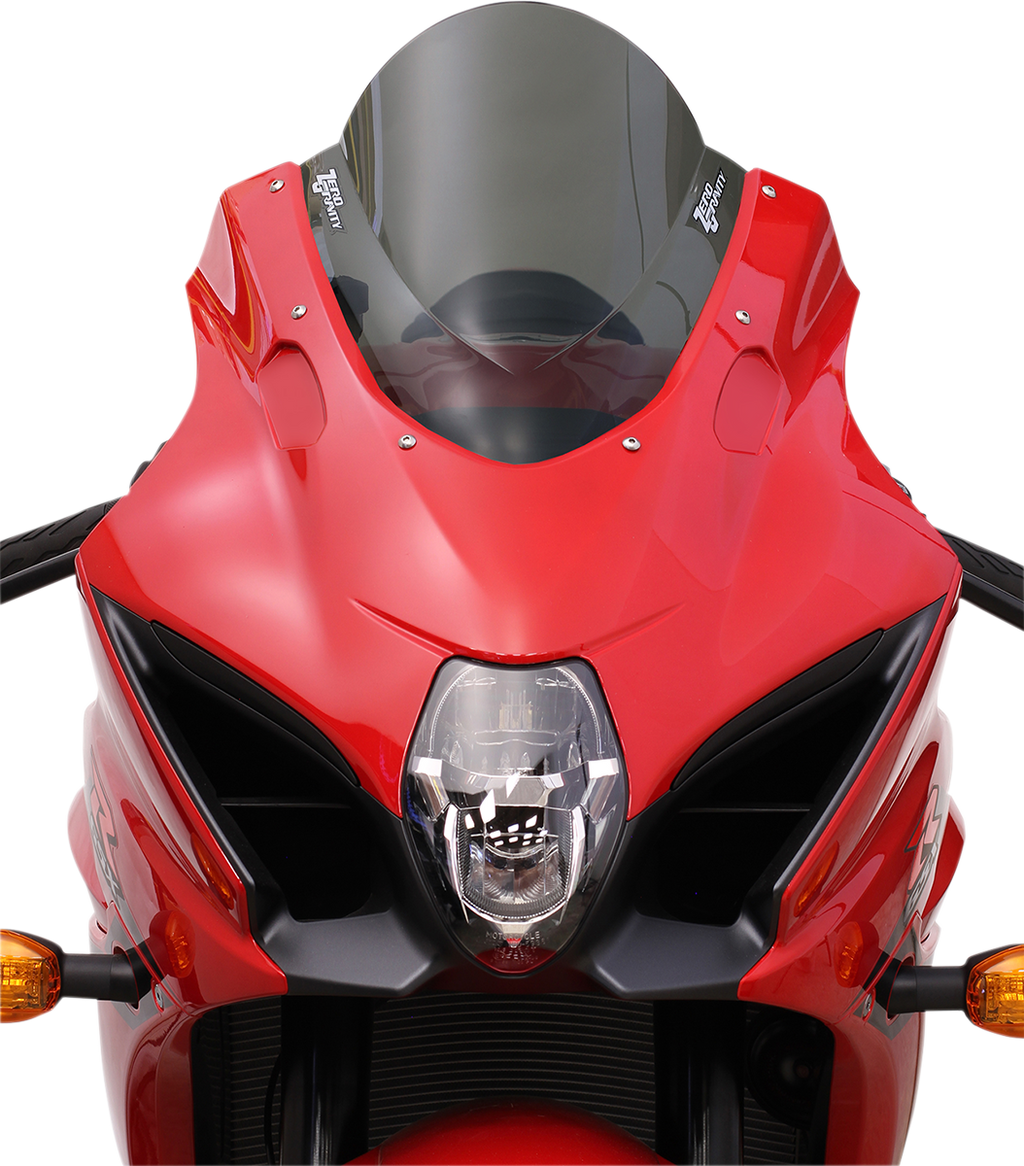 ZERO GRAVITY Double Bubble Windscreen - Light Smoke - GSX-R 1000R/Z