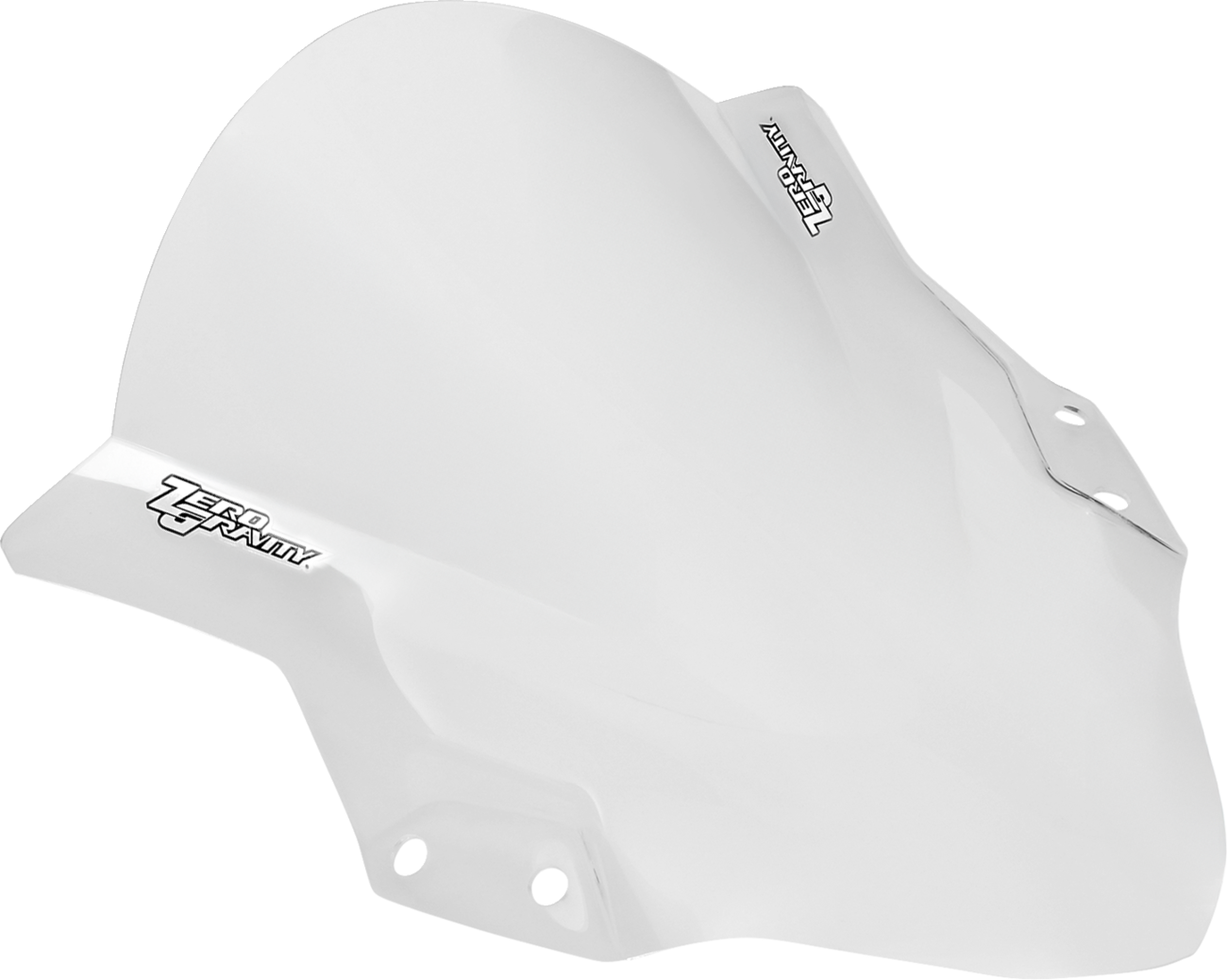 ZERO GRAVITY Double Bubble Windscreen - Clear - Ninja 400