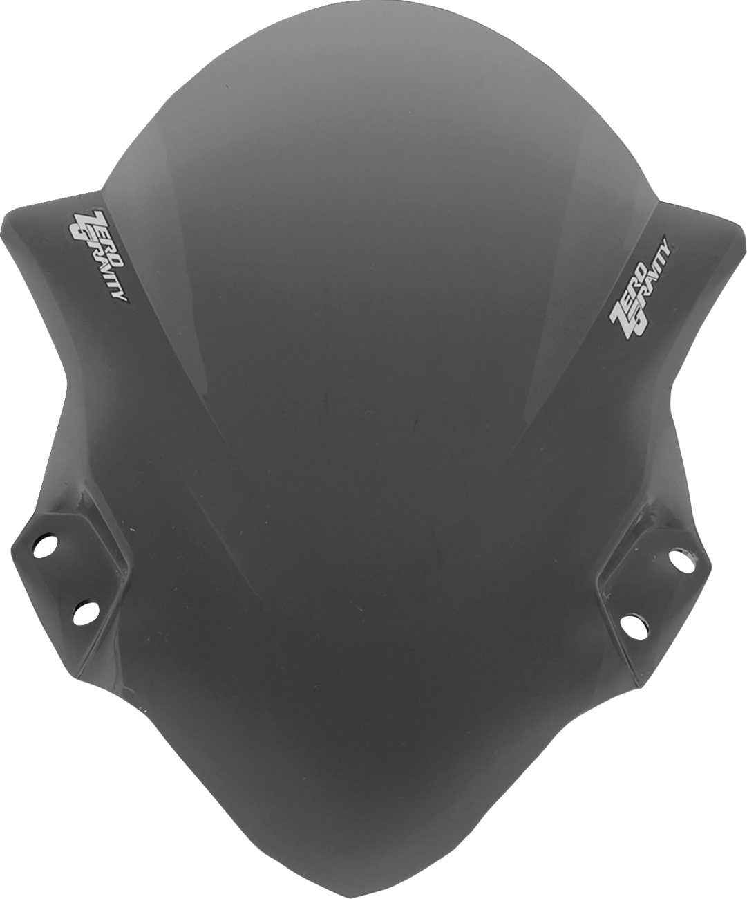 ZERO GRAVITY Double Bubble Windscreen - Light Smoke - Ninja 400