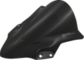 ZERO GRAVITY Double Bubble Windscreen - Dark Smoke - Ninja 400
