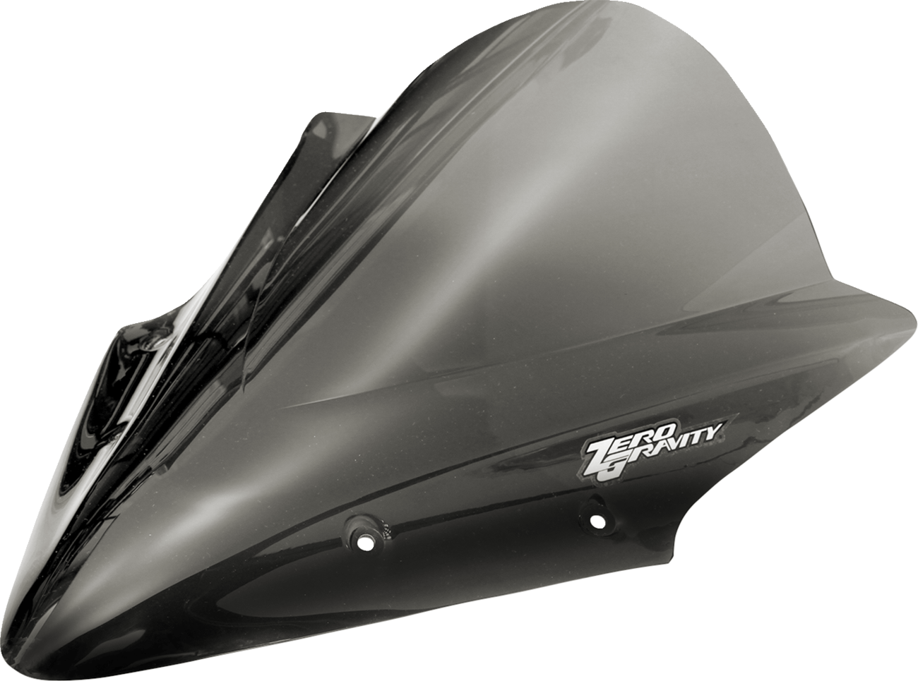 ZERO GRAVITY Double Bubble Windscreen - Light Smoke - Ninja 650