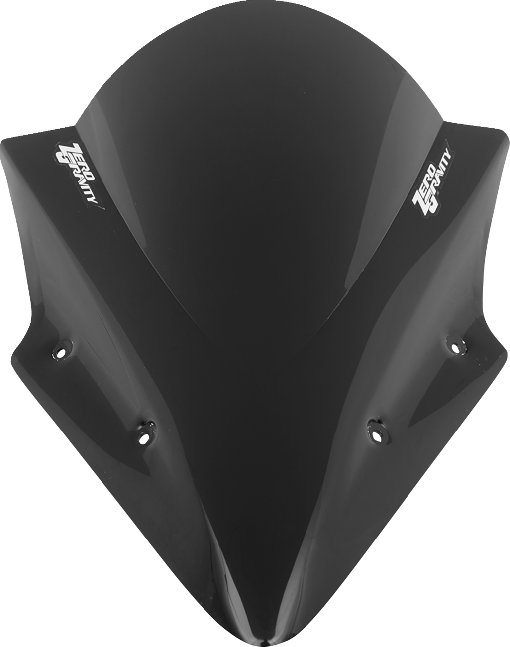 ZERO GRAVITY Double Bubble Windscreen - Dark Smoke - Ninja 650