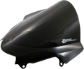 ZERO GRAVITY Double Bubble Windscreen - Dark Smoke - Bandit 1250