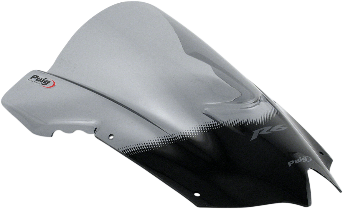 PUIG HI-TECH PARTS Race Windscreen - 13-3/4" - Smoke - YZF-R6