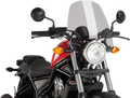 PUIG HI-TECH PARTS New Generation Windscreen - 16-1/2" - Smoke - Rebel 500