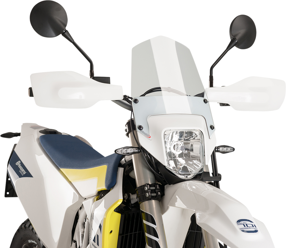 PUIG HI-TECH PARTS New Generation Windscreen - 13-3/4" - Clear - Husqvarna 701