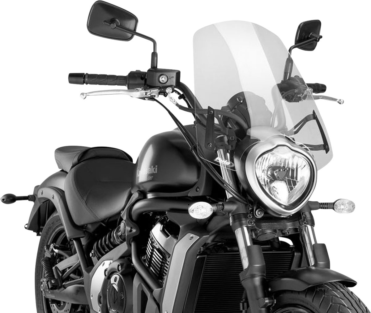 PUIG HI-TECH PARTS New Generation Windscreen - 18-1/2" - Clear - Vulcan