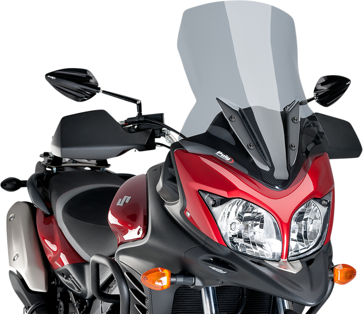 PUIG HI-TECH PARTS New Generation Windscreen - 21-1/4" - Smoke - V-Strom 650