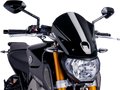 PUIG HI-TECH PARTS New Generation Windscreen - 13-3/4" - Black - MT09